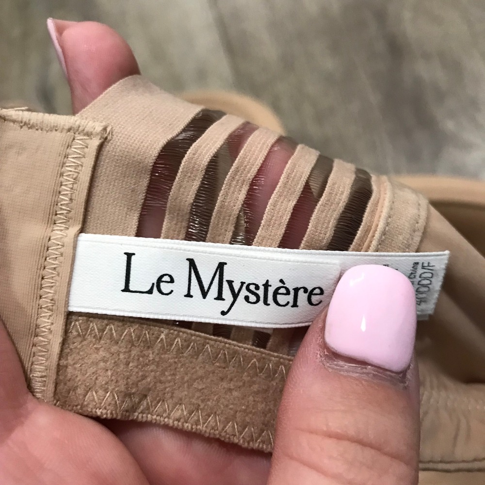 Le Mystere 40DDD/F Beige Full Coverage Bra - Picture 4 of 7